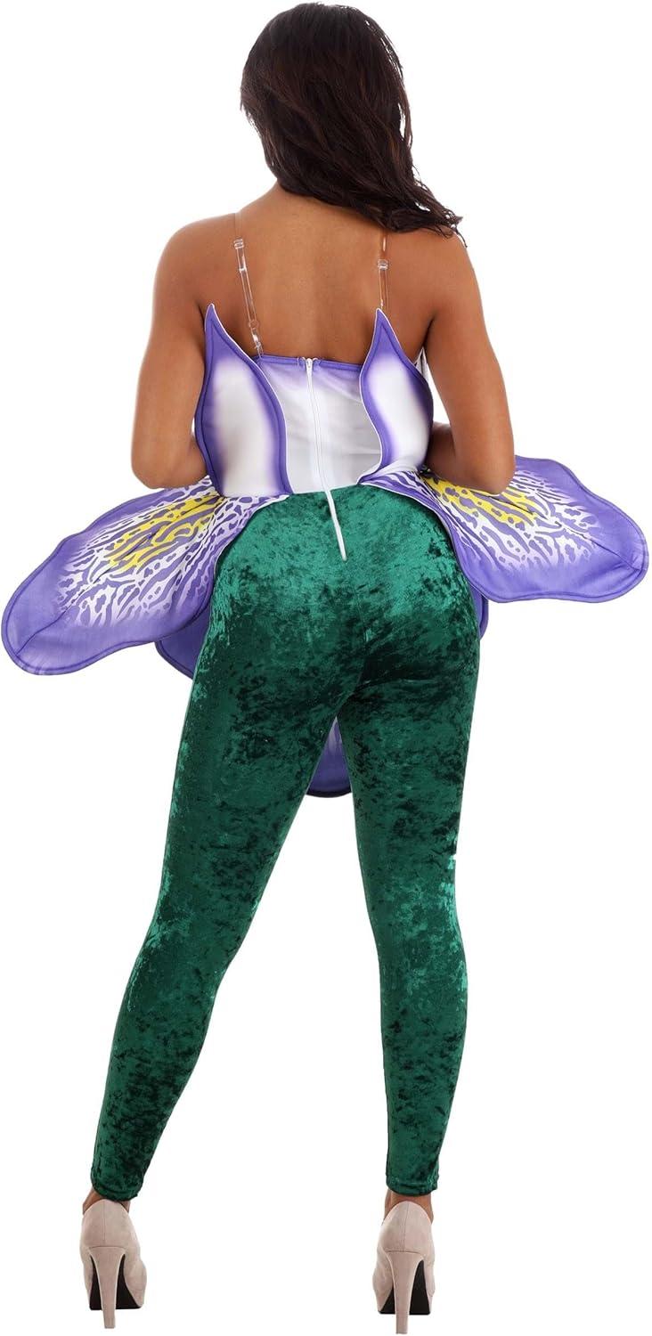 image:imageAdult Flower Costume Womens Purple Iris Outfit for Halloween