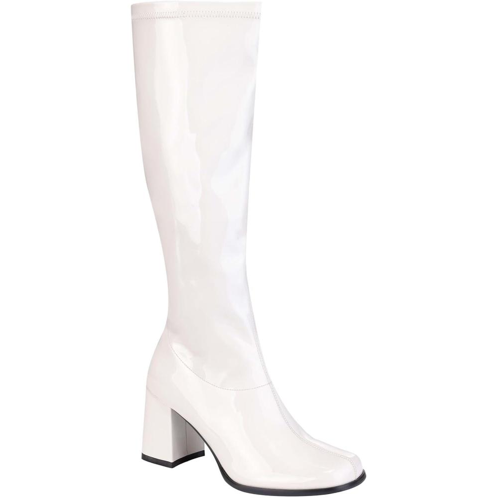 image:imageFun Costumes Womens Gogo Boots  Adult Costume Footwear Retro Disco Party Shoes for Halloween Themed Events