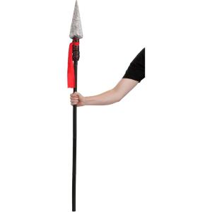 Fun Costumes 7-Inch Plastic Stone Tip Shaped Spear Faux, Fake Spear Costume Accessory, Costume Accessories for Warriors(Standard)
