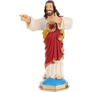 Fun Costumes Buddy Christ Collectible Statue Figure – 4.75″ Prop Dashboard Figurine with Window Box Packaging Standard(Standard)