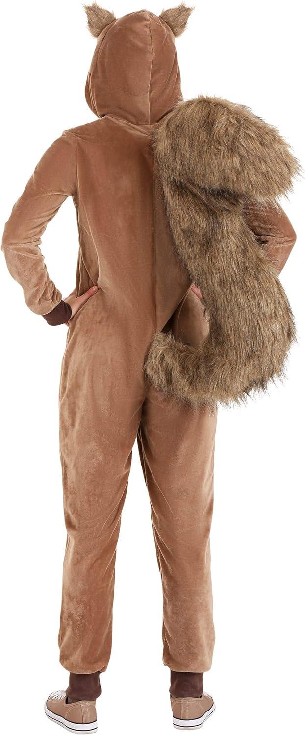 image:imageFun Costumes Womens Scampering Squirrel Adult Costume with Hood Giant Tail amp Jumpsuit