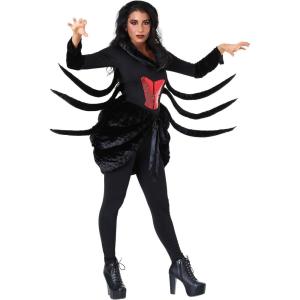 Black Widow Spider Costume for Women(Widow Spider Costume – Black)