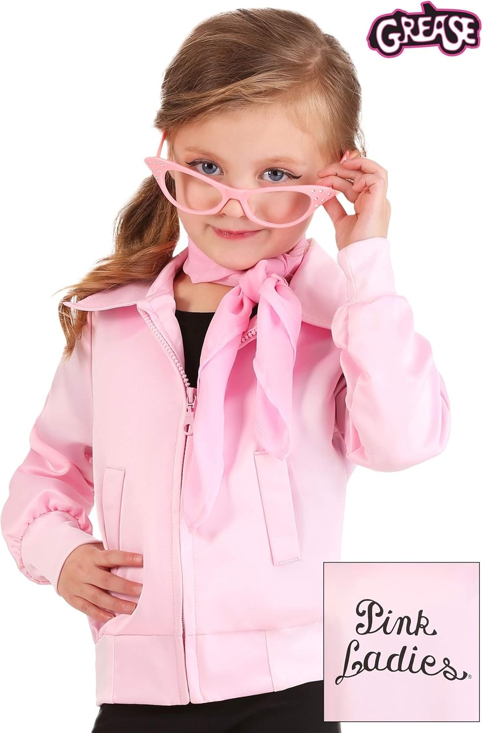 image:imageFun Costumes Movie Magic Officially Licensed Grease Pink Ladies Costume for Toddlers Timeless Halloween Outfit 12 Months12 Months