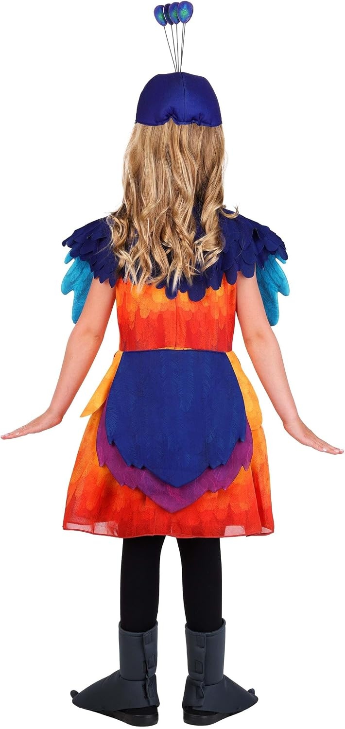 image:imageDisney Pixar UP Kevin Dress Costume for Girls Officially Licensed with Wings Headpiece Tail