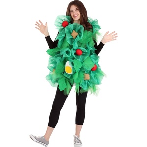 Adult Salad Costume – Foam Tunic with Tulle and Organza Lettuce, Croutons, and Tomatoes