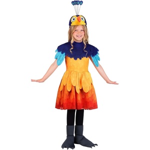 Disney Pixar UP Kevin Dress Costume for Girls, Officially Licensed, with Wings, Headpiece, Tail
