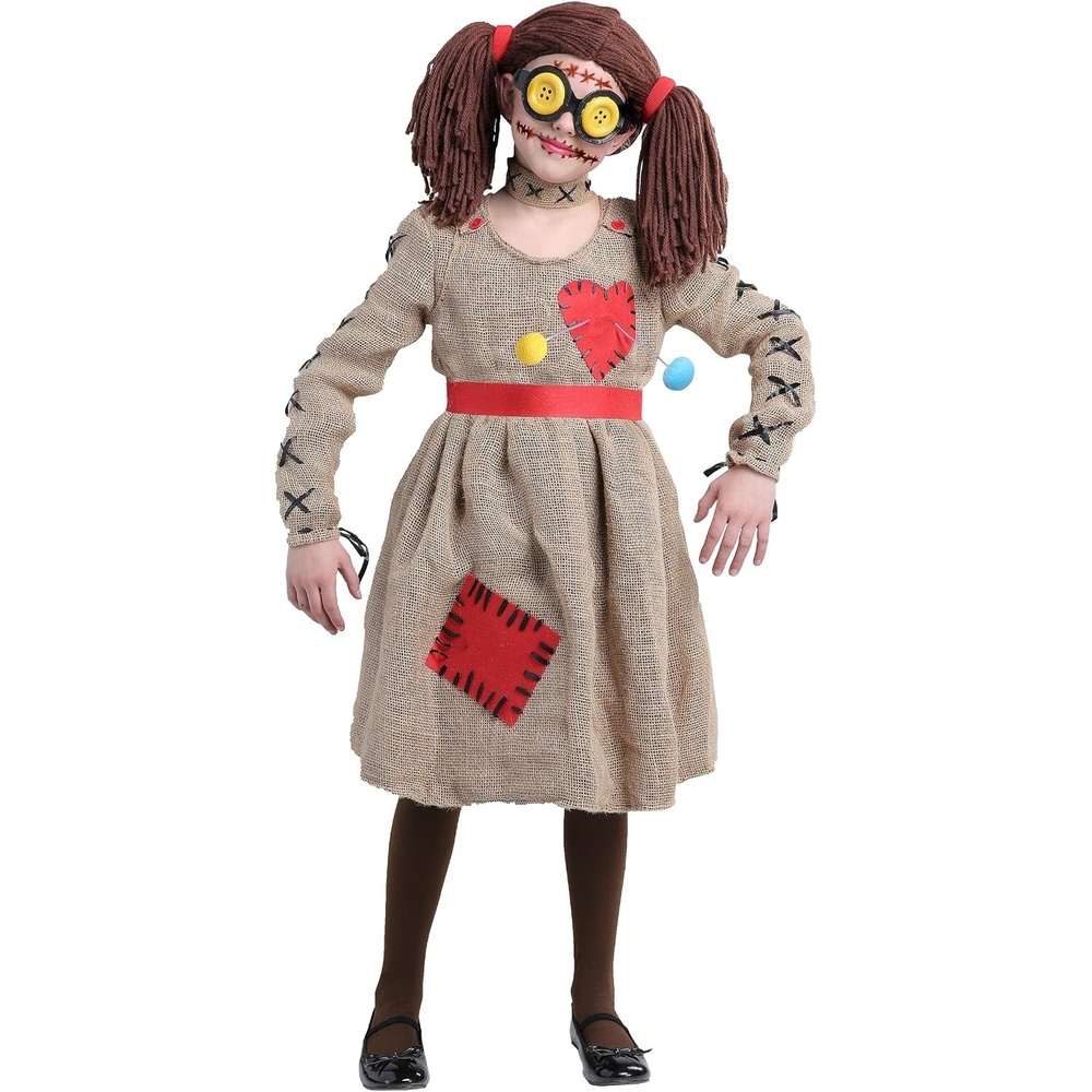 image:imageBurlap Voodoo Doll Costume for Girls
