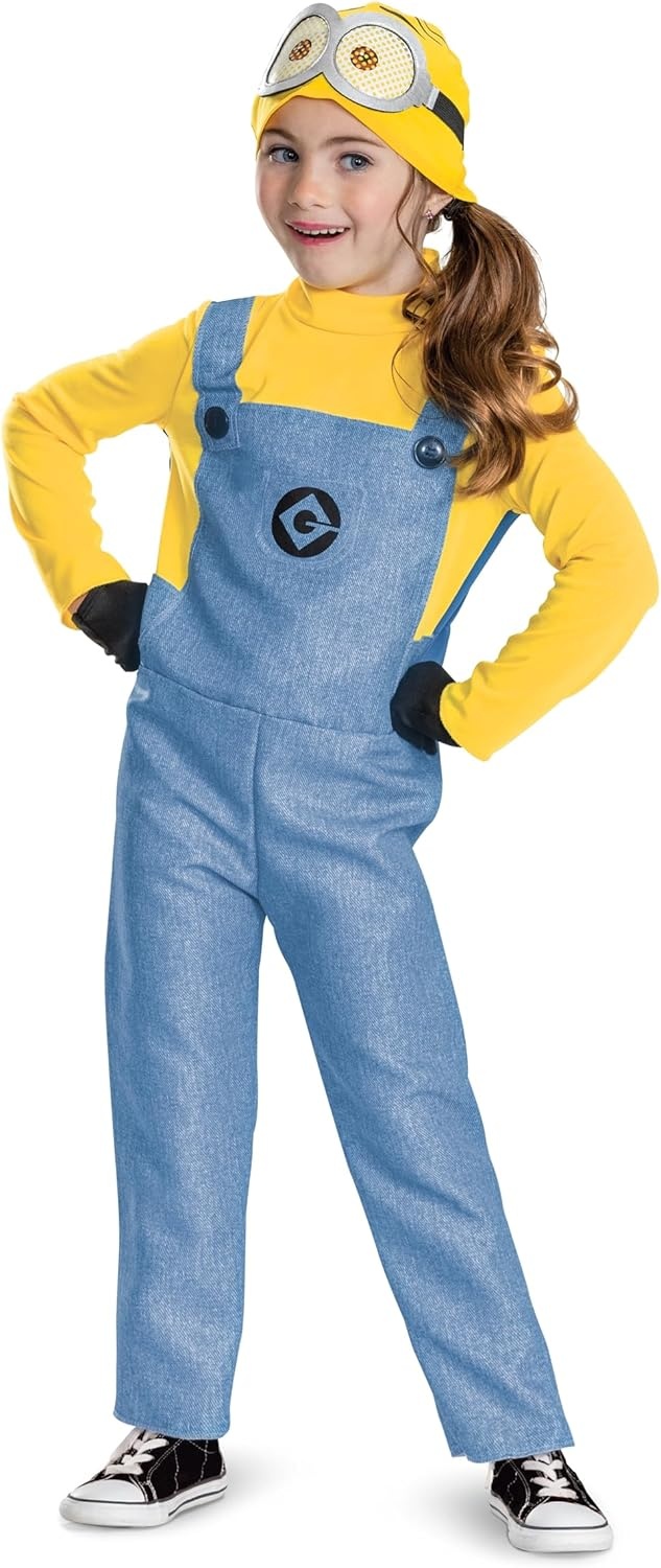 image:imageDespicable Me Minion Toddler Costume Kids Minions Jumpsuit Beanie Gloves 3Piece Mask Officially Licensed