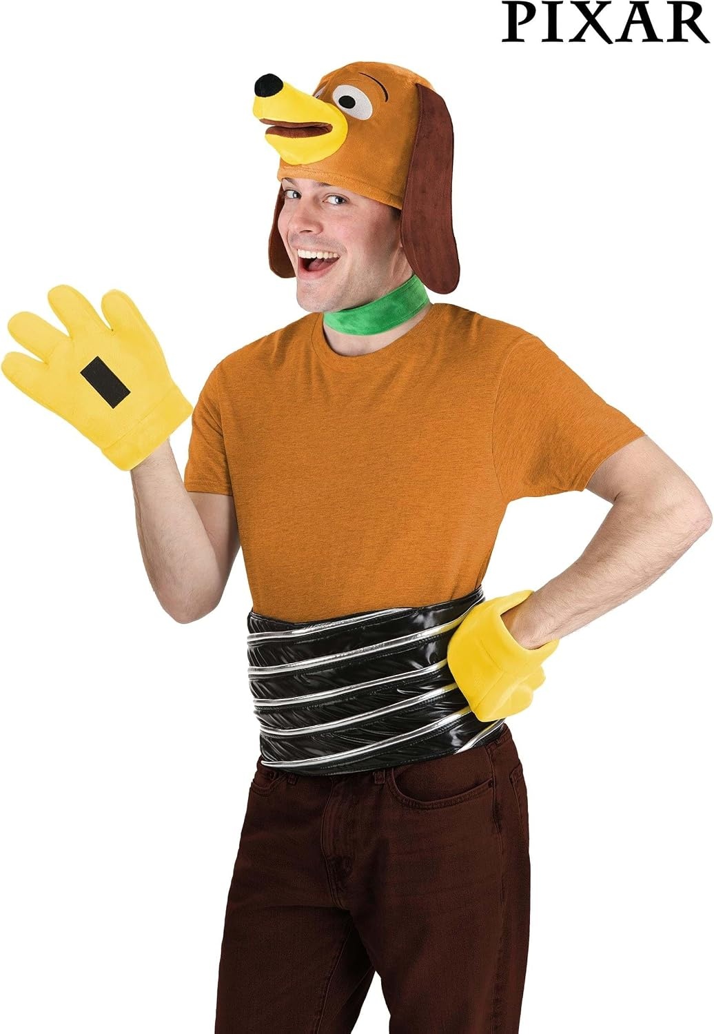 image:imageDisney Pixar Toy Story Slinky Dog Adult Costume Kit Hat Neck Band Belt Tail amp Gloves Set Officially Licensed