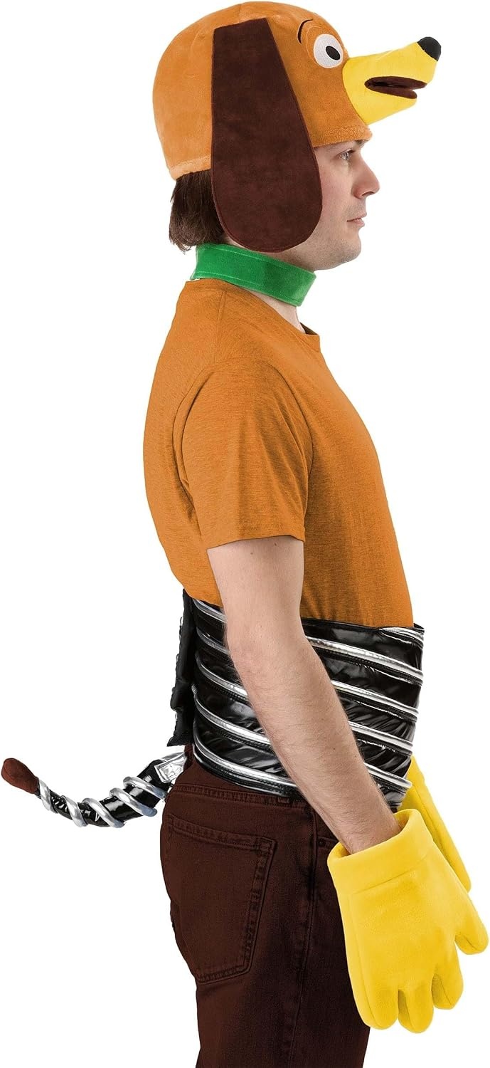 image:imageDisney Pixar Toy Story Slinky Dog Adult Costume Kit Hat Neck Band Belt Tail amp Gloves Set Officially Licensed