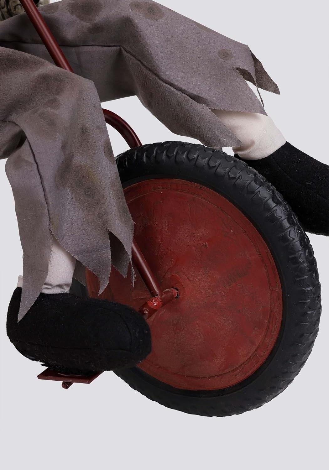 image:imageFun Costumes 25FT Wheels McGee Tricycle Doll Animatronic Creepy Moving Doll Halloween Decoration with Glowing Eyes Music