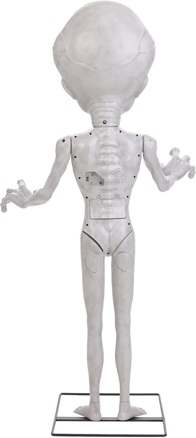 image:imageFun Costumes 45FT Grey Alien Animatronic Outer Space Decoration Area 51 Roswell Extraterrestrial Halloween Dcor