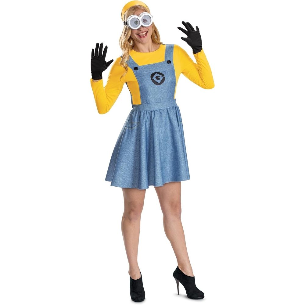 image:imageDisguise Womens Minions Dress Costume Official Minions Classic Adult Costume for WomenMinions
