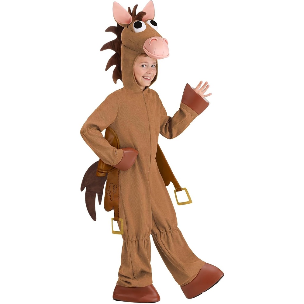 image:imageDisney and Pixar Toy Story Bullseye Costume Horse Jumpsuit for Halloween and Imaginative Play One Piece Outfit