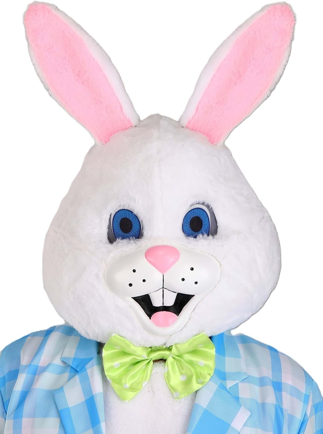 image:imageFun Costumes Deluxe Easter Bunny Mascot Costume for Adults Includes Bodysuit Headpiece Gloves Foot Covers and Bow Tie