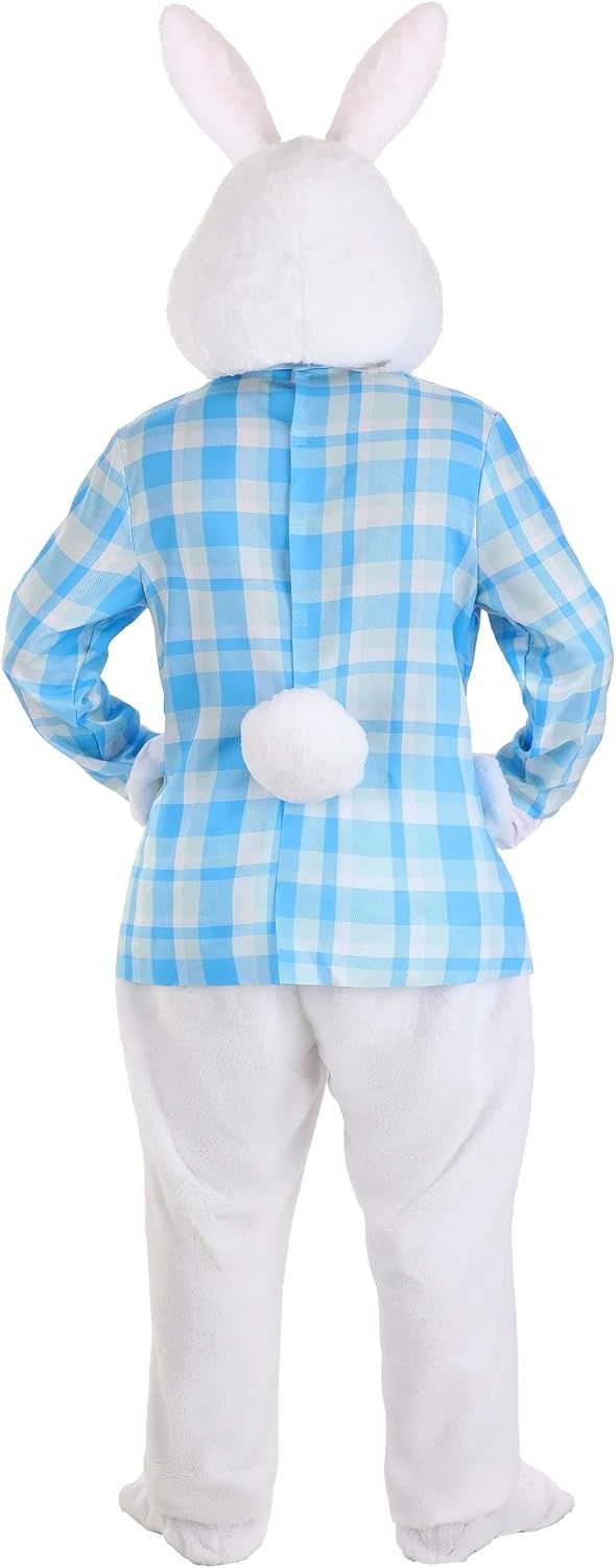 image:imageFun Costumes Deluxe Easter Bunny Mascot Costume for Adults Includes Bodysuit Headpiece Gloves Foot Covers and Bow Tie