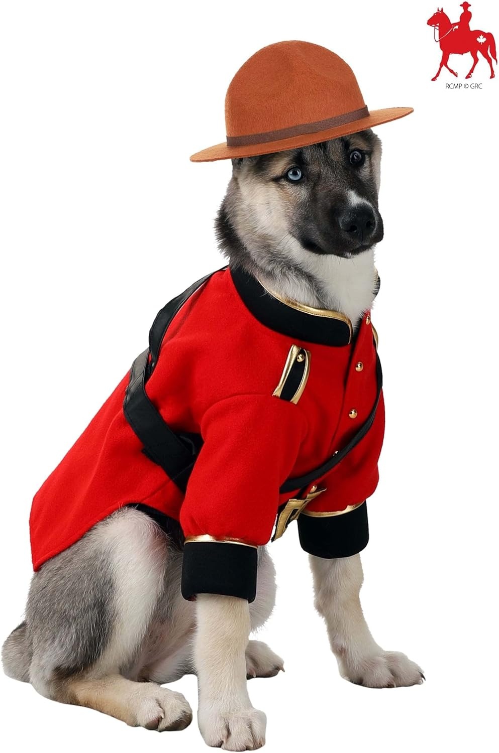 image:imageFun Costumes Dog Mountie Costume Red LargeLarge