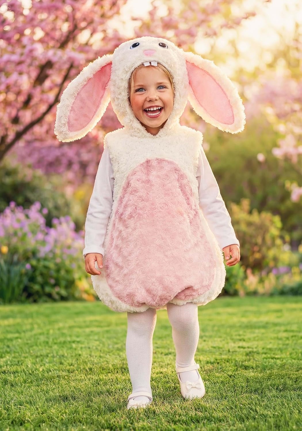 image:imageHippityHop Toddler Rabbit Costume with Hood Bunny Outfit for Easter or Halloween