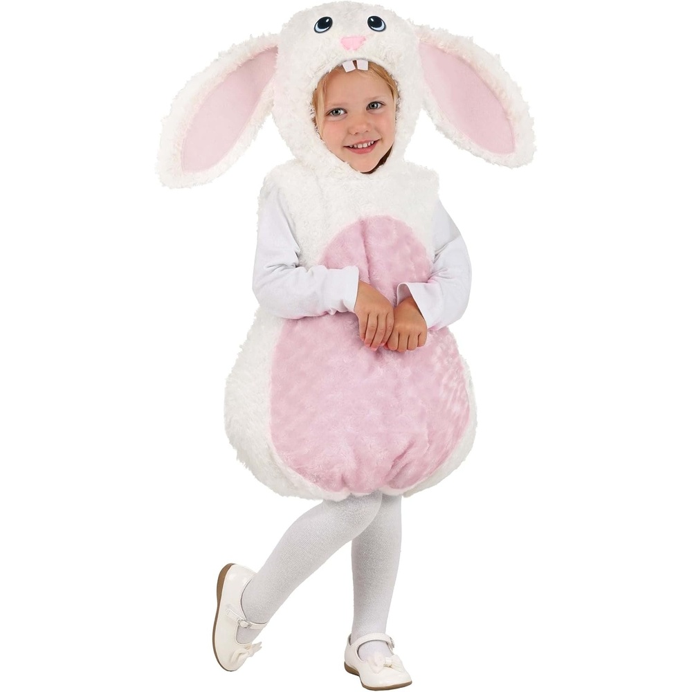 image:imageHippityHop Toddler Rabbit Costume with Hood Bunny Outfit for Easter or Halloween