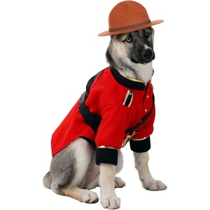 Fun Costumes Dog Mountie Costume, Red (Large)(Medium)