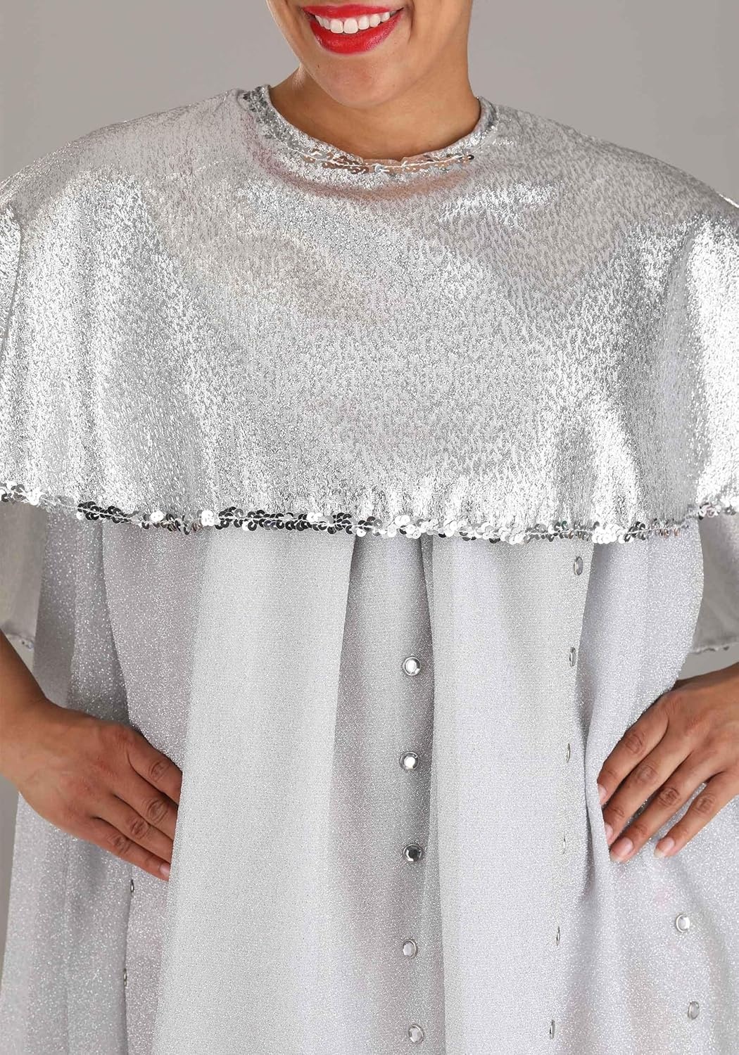 image:imageIconic Grease Beauty School Dropout Womens Costume with Silver Cape amp Foam Hat Step Back in Time